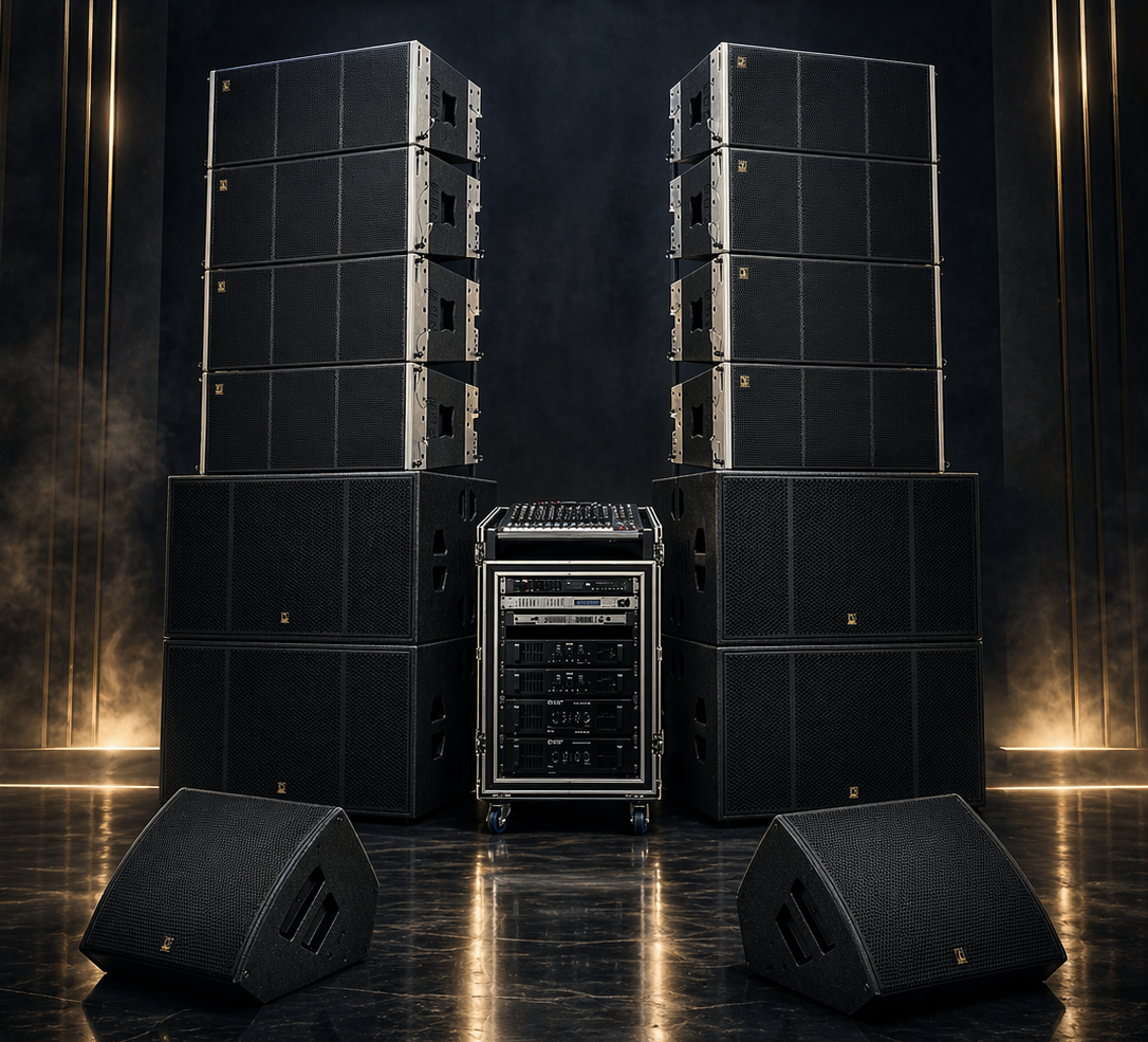 RMW AUDIO professional audio system mobile hero